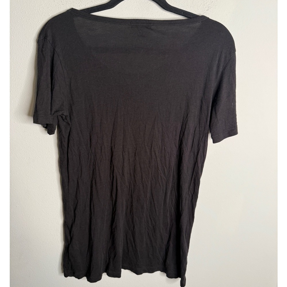 Burberry Brit Women's Large Black Short Sleeve Pocket Logo T Shirt Casual Comfy - Picture 2 of 5